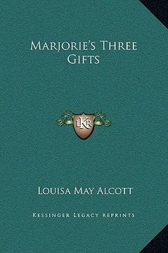 portada marjorie's three gifts (en Inglés)