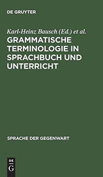 portada Grammatische Terminologie in Sprachbuch und Unterricht (en Alemán)