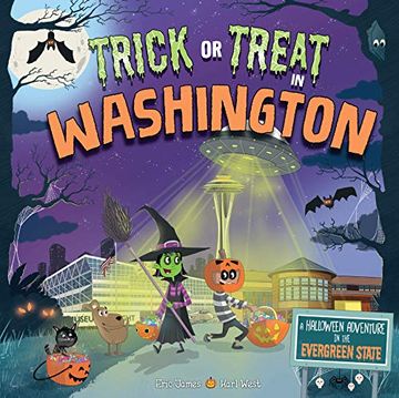 portada Trick or Treat in Washington: A Halloween Adventure in the Evergreen State (in English)