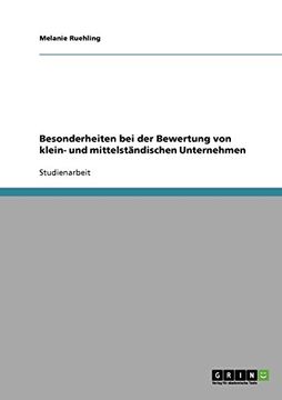 portada Besonderheiten bei der Bewertung von klein- und mittelständischen Unternehmen (German Edition)