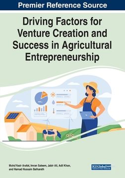 portada Driving Factors for Venture Creation and Success in Agricultural Entrepreneurship (en Inglés)