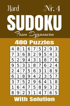 portada Hard Sudoku Nr.4: 480 puzzles with solution (en Inglés)
