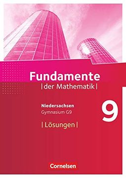 portada Fundamente der Mathematik - Niedersachsen / 9. Schuljahr - Lösungen zum Schülerbuch (en Alemán)