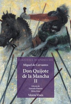 portada Don Quijote de la Mancha Segunda Parte Clasicos Hispanicos