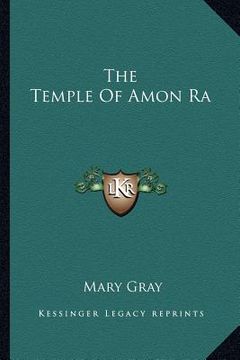 portada the temple of amon ra (in English)
