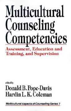 portada multicultural counseling competencies: assessment, education and training, and supervision (en Inglés)