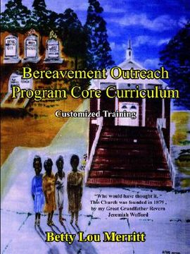portada bereavement outreach program core curriculum: customized training (en Inglés)