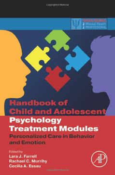 portada Handbook of Child and Adolescent Psychology Treatment Modules: Personalized Care in Behavior and Emotion (Practical Resources for the Mental Health Professional) (en Inglés)