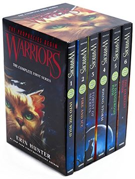 portada Warriors box Set: Volumes 1 to 6 (Warriors: The Prophecies Begin) (en Inglés)