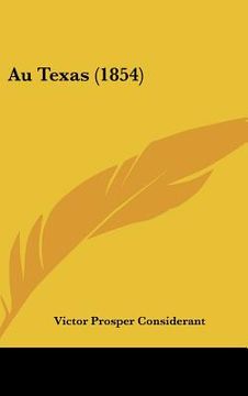 portada au texas (1854) (in English)