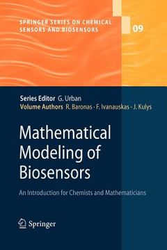 portada mathematical modeling of biosensors: an introduction for chemists and mathematicians