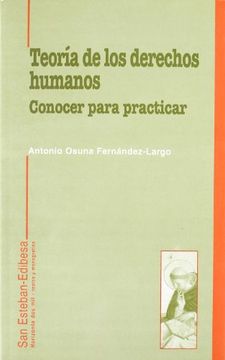 portada Teoría de los Derechos Humanos: Conocer Para Actuar (in Spanish)