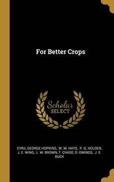 portada For Better Crops (in English)