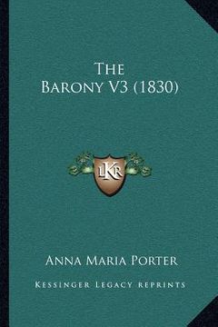 portada the barony v3 (1830) (en Inglés)