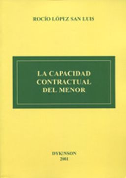 portada Capacidad contractual del menor, la (in Spanish)