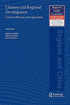 portada clusters and regional development: critical reflections and explorations (en Inglés)