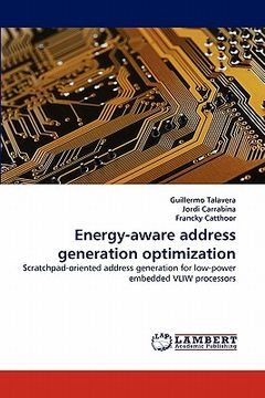 portada energy-aware address generation optimization (en Inglés)