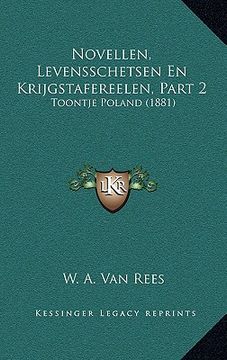 portada Novellen, Levensschetsen En Krijgstafereelen, Part 2: Toontje Poland (1881)