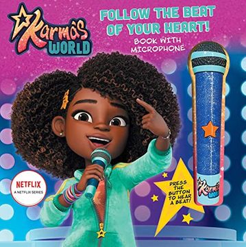 portada Karma'S World: Follow the Beat of Your Heart: Book With Microphone 