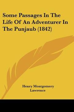 portada some passages in the life of an adventurer in the punjaub (1842) (en Inglés)