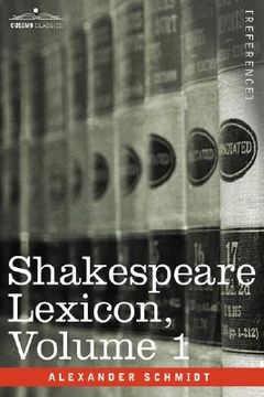 portada shakespeare lexicon, vol. 1 (in English)