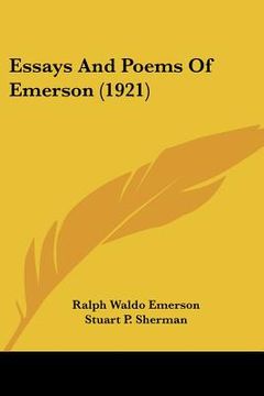 portada essays and poems of emerson (1921) (en Inglés)