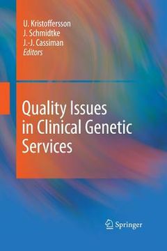 portada Quality Issues in Clinical Genetic Services