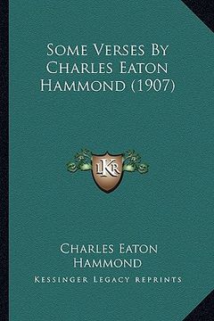 portada some verses by charles eaton hammond (1907)