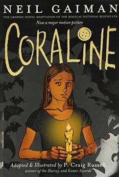 portada Coraline: The Graphic Novel (libro en Inglés)