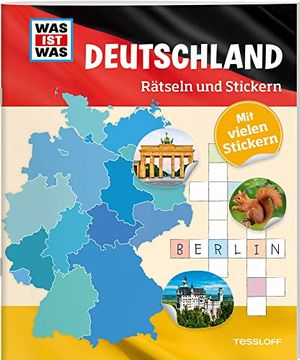 portada Rätseln und Stickern: Deutschland (Was ist was - Rätselhefte) (en Alemán)