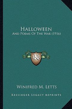 portada halloween: and poems of the war (1916) (in English)