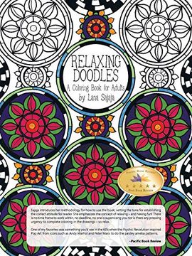 portada Relaxing Doodles: A Coloring Book for Adults (en Inglés)
