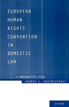 portada European Human Rights Convention in Domestic Law: A Comparative Study (en Inglés)