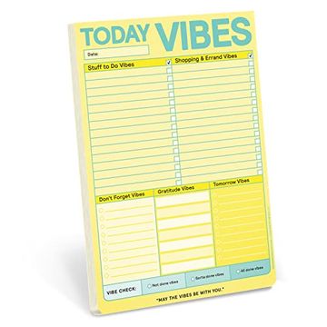 portada Knock Knock It's a Vibe Pad, to do Pad, Shopping and Errands List pad (in English)