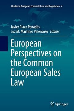 portada European Perspectives on the Common European Sales Law (en Inglés)
