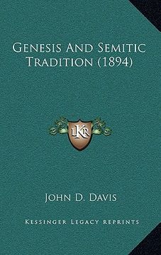 portada genesis and semitic tradition (1894)