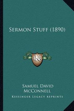portada sermon stuff (1890) (en Inglés)