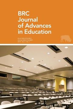 portada Brc Journal of Advances in Education Volume 2, Number 1