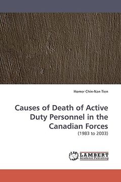 portada causes of death of active duty personnel in the canadian forces (en Inglés)