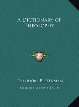 portada a dictionary of theosophy