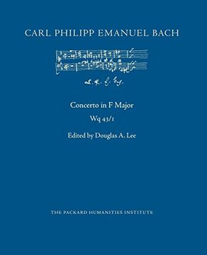 portada Concerto in f Major, wq 43 (in English)
