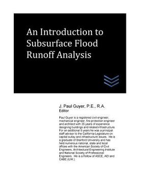 portada An Introduction to Subsurface Flood Runoff Analysis (en Inglés)