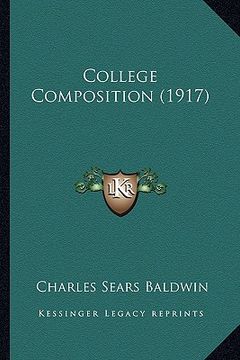 portada college composition (1917) (en Inglés)
