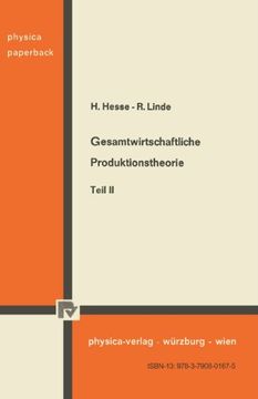 portada Gesamtwirtschaftliche Produktionstheorie: Teil II (German Edition)