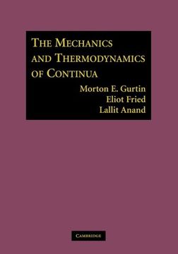 portada The Mechanics and Thermodynamics of Continua (in English)