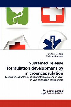 portada sustained release formulation development by microencapsulation (en Inglés)