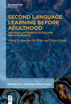 portada Second Language Learning Before Adulthood: Individual Differences in Children and Adolescents