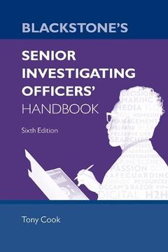 portada Blackstone'S Senior Investigating Officers'Handbook (en Inglés)