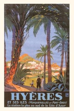 portada Vintage Journal Hyeres Travel Poster (en Inglés)