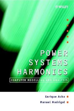 portada power systems harmonics: computer modelling and analysis (en Inglés)